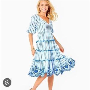 Lilly Pulitzer NWT Sidney Midi dress